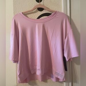 Bebe Plus Size Womens pink sport cropped top size XL NEW